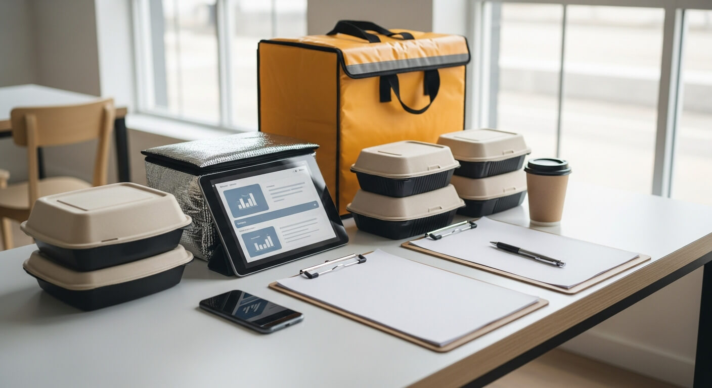 Restaurant automation for managing food delivery