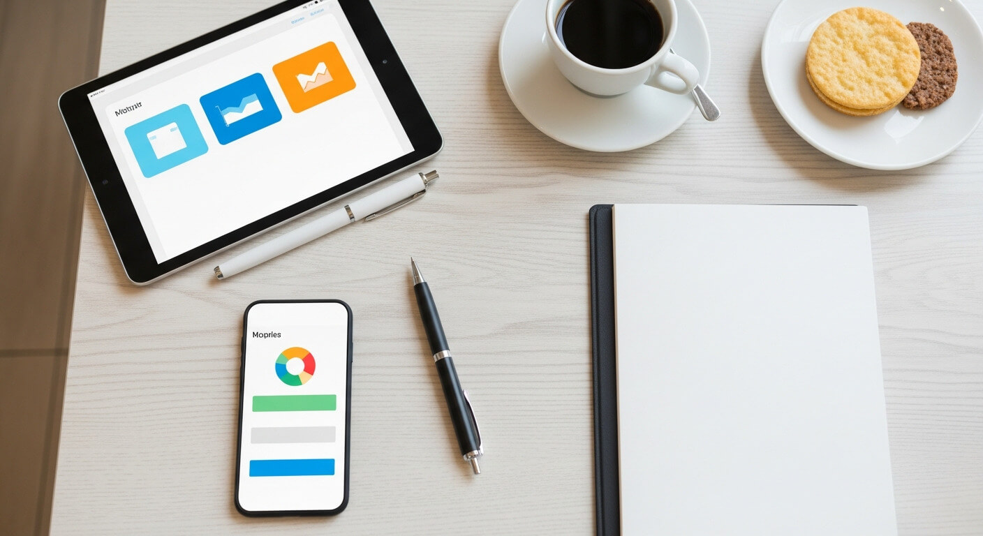 Cafe software with a user-friendly tablet interface