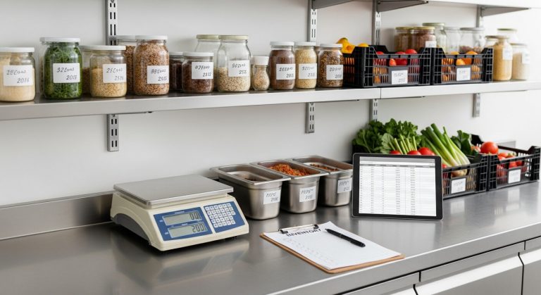 Restaurant inventory management with bulk product control